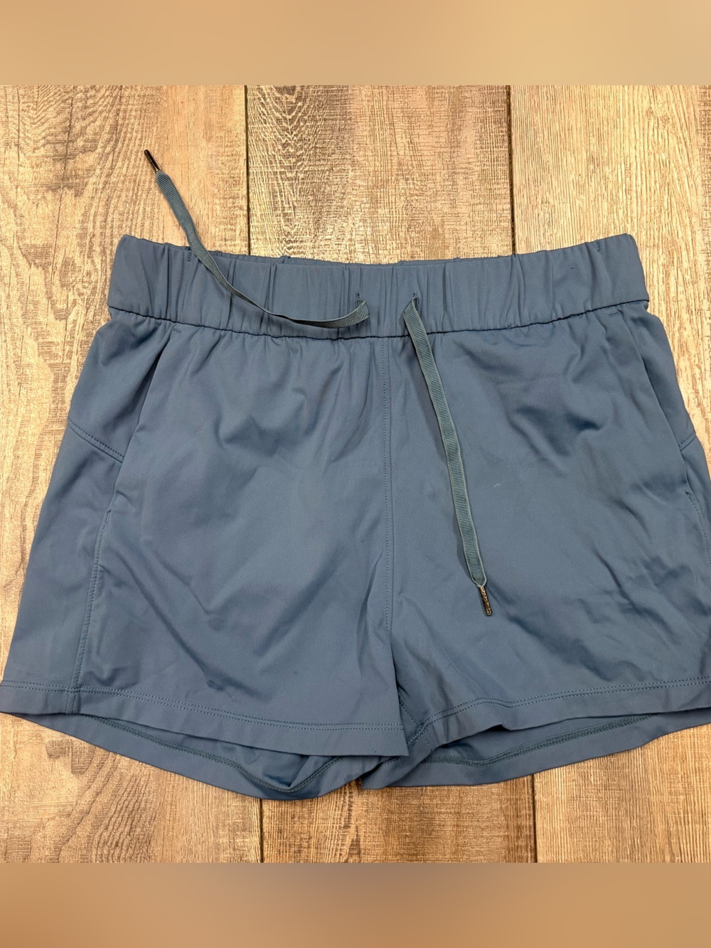 Willit Women's size SM Athletic Drawstring Shorts - Slate Blue
